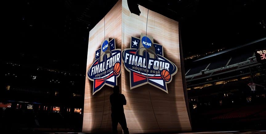 NCAA FINAL FOUR 3D PROJECTION MAPPING